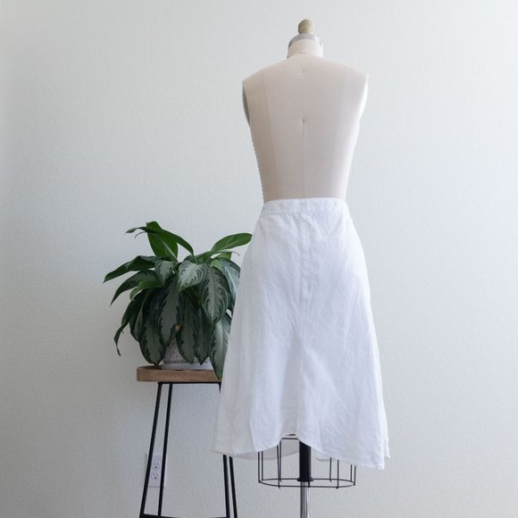 Banana Republic 100% Linen Midi Skirt - Picture 3 of 5